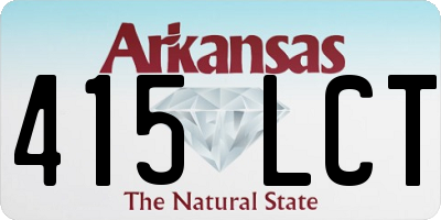 AR license plate 415LCT