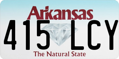 AR license plate 415LCY
