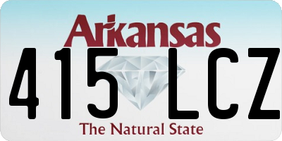 AR license plate 415LCZ