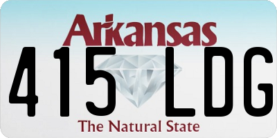 AR license plate 415LDG
