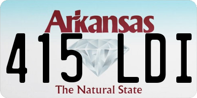 AR license plate 415LDI