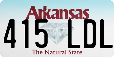 AR license plate 415LDL