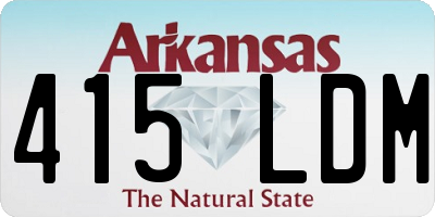 AR license plate 415LDM