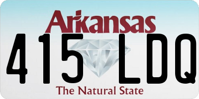 AR license plate 415LDQ