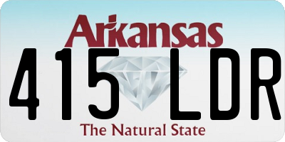 AR license plate 415LDR