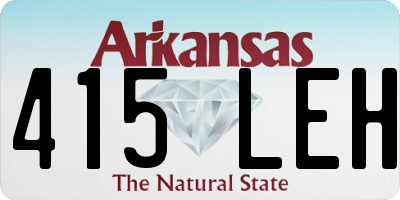 AR license plate 415LEH