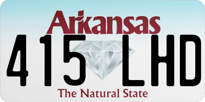 AR license plate 415LHD