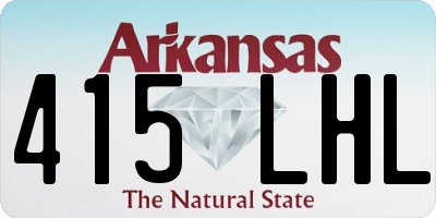 AR license plate 415LHL