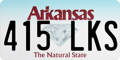 AR license plate 415LKS