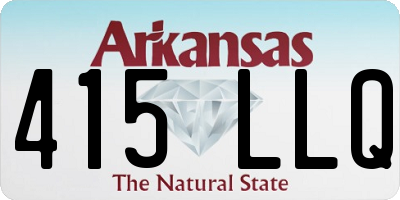 AR license plate 415LLQ