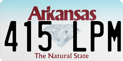 AR license plate 415LPM
