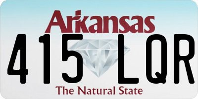 AR license plate 415LQR