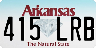 AR license plate 415LRB