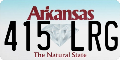 AR license plate 415LRG