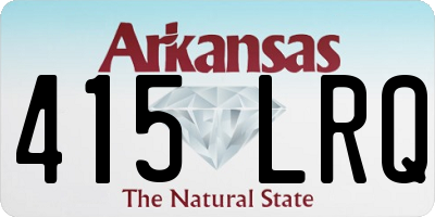 AR license plate 415LRQ
