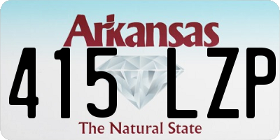 AR license plate 415LZP