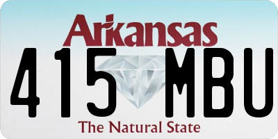 AR license plate 415MBU