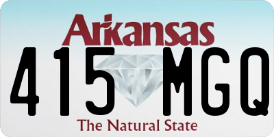 AR license plate 415MGQ