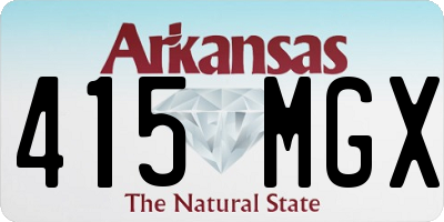 AR license plate 415MGX