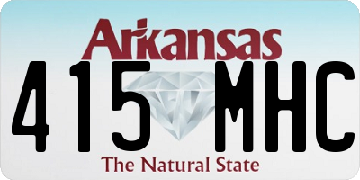 AR license plate 415MHC