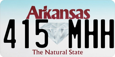 AR license plate 415MHH