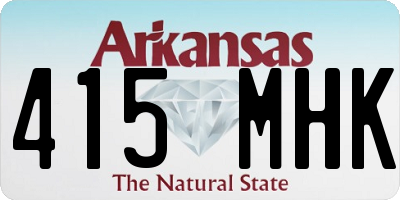AR license plate 415MHK