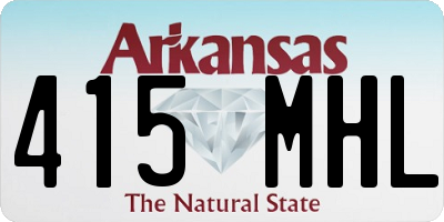 AR license plate 415MHL