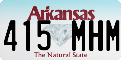 AR license plate 415MHM