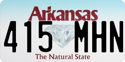 AR license plate 415MHN