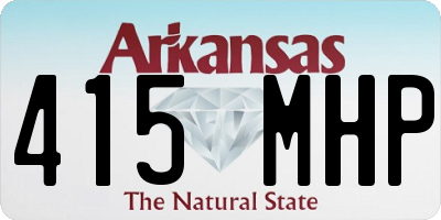 AR license plate 415MHP