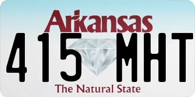 AR license plate 415MHT