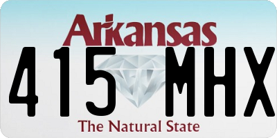 AR license plate 415MHX