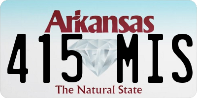 AR license plate 415MIS