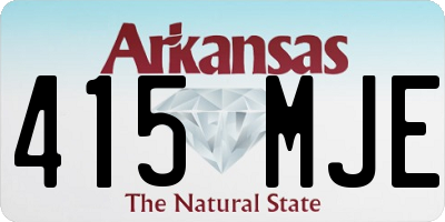AR license plate 415MJE