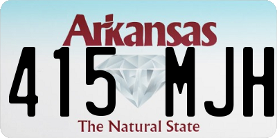 AR license plate 415MJH