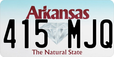 AR license plate 415MJQ
