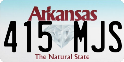 AR license plate 415MJS