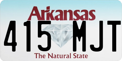 AR license plate 415MJT