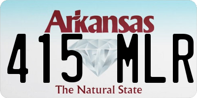 AR license plate 415MLR