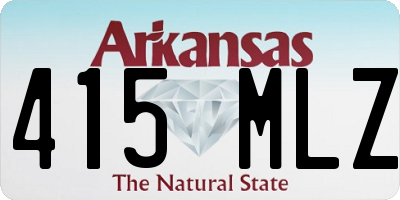 AR license plate 415MLZ