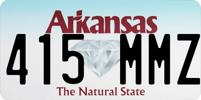 AR license plate 415MMZ