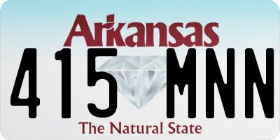 AR license plate 415MNN