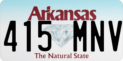 AR license plate 415MNV