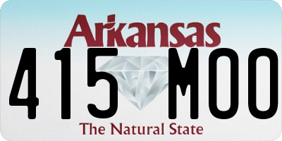 AR license plate 415MOO