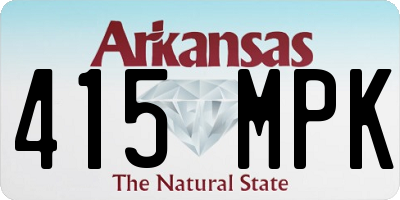 AR license plate 415MPK