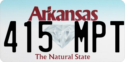 AR license plate 415MPT