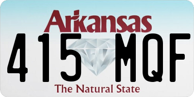 AR license plate 415MQF