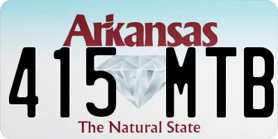 AR license plate 415MTB