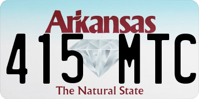 AR license plate 415MTC