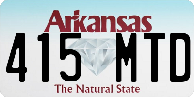 AR license plate 415MTD